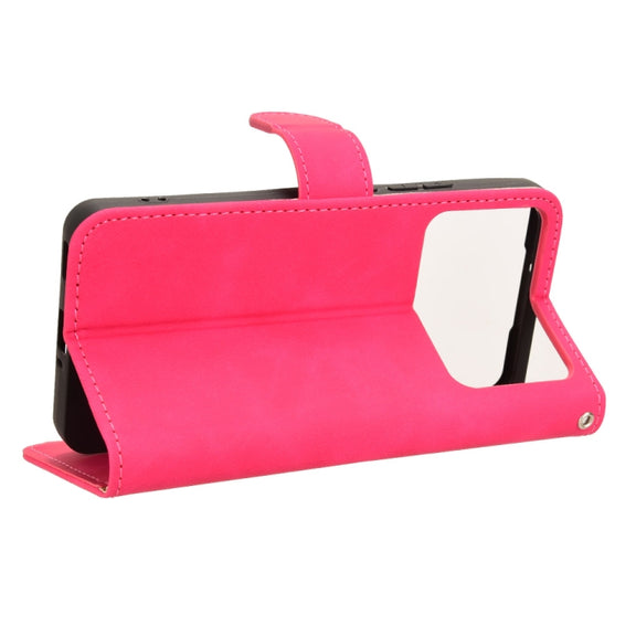For Redmi K70 Ultra Skin Feel Magnetic Flip Leather Phone Case(Rose Red)