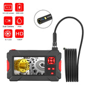 P30 8mm 1080P IP68 Water-resistant 4.3 inch Screen Dual Camera Digital Endoscope, Length:3m Snake Tube(Black)
