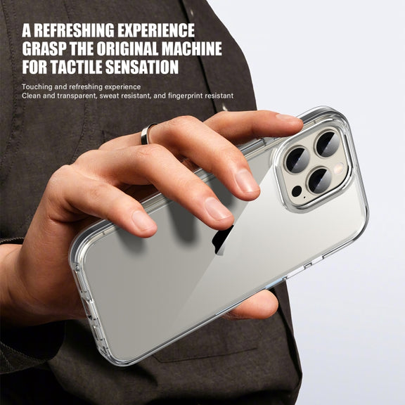 For iPhone 16 Pro TPE Airbag TPU+ PC Full Coverage Phone Case(White)