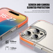 For iPhone 16 Pro TPE Airbag TPU+ PC Full Coverage Phone Case(White)