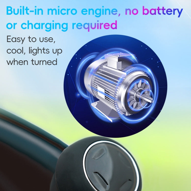 3R-2255 Car Steering Wheel Booster Ball Car Steering Wheel Turning Aid with Light(Black) - free shipping - PMC Jewellery - Order now!