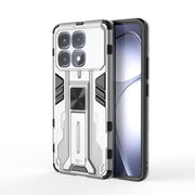 For Redmi K70 Ultra 5G Global Supersonic PC + TPU Holder Phone Case(White)