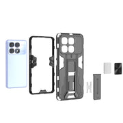 For Redmi K70 Ultra 5G Global Supersonic PC + TPU Holder Phone Case(White)
