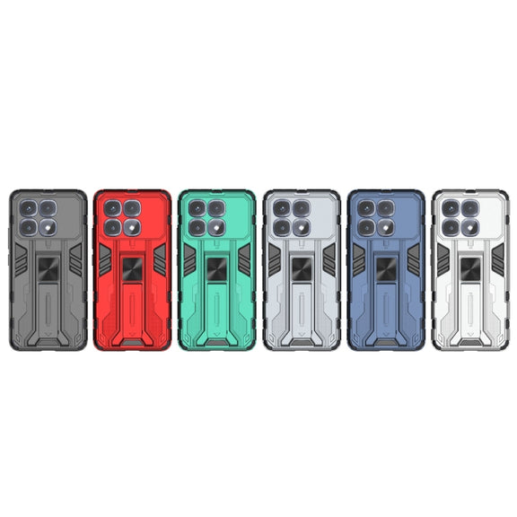 For Redmi K70 Ultra 5G Global Supersonic PC + TPU Holder Phone Case(White)