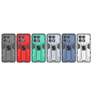 For Redmi K70 Ultra 5G Global Supersonic PC + TPU Holder Phone Case(Grey)