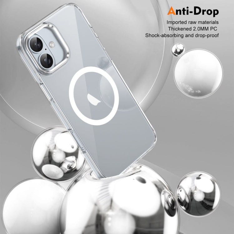 For iPhone 16 Plus Ice Feel HD Transparent MagSafe PC Full Coverage Phone Case(White) - iPhone 16 Plus Cases by PMC TechLife | Online Shopping South Africa | PMC TechLife | Buy Now Pay Later Mobicred