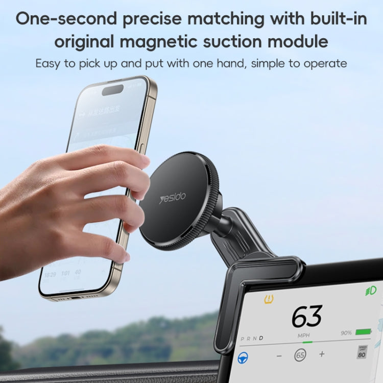 Yesido C213 Car Floating Screen Clip-on MagSafe Magnetic Phone Holder(Black) - Universal Car Holders by Yesido | Online Shopping South Africa | PMC Jewellery | Buy Now Pay Later Mobicred