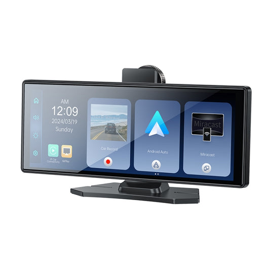Yesido KM19 10.26 inch Center Console CarPlay Portable Car Video Navigation with Driving Recorder(Black) - free shipping - PMC Jewellery - Order now!