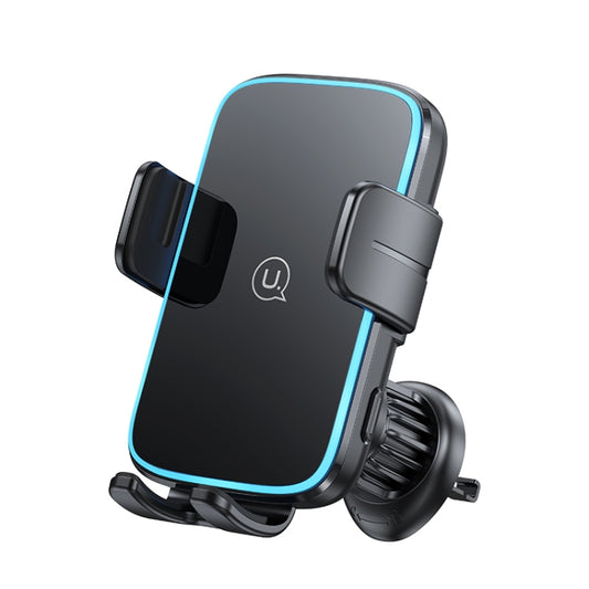 USAMS CD230 15W Accurate Aligment Wireless Charging Car Phone Holder with Suction Cup(Black) - free shipping - PMC Jewellery - Order now!
