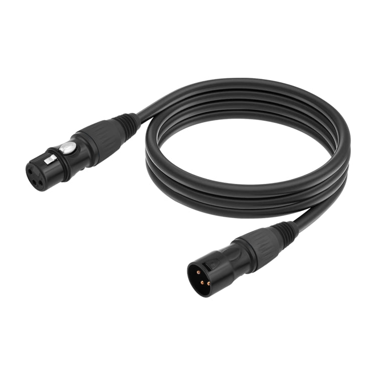 JC1015 XLR 3pin Male to Female Audio Cable, Length:10m(Black) - Microphone Audio Cable & Connector by PMC TechLife | Online Shopping South Africa | PMC TechLife | Buy Now Pay Later Mobicred