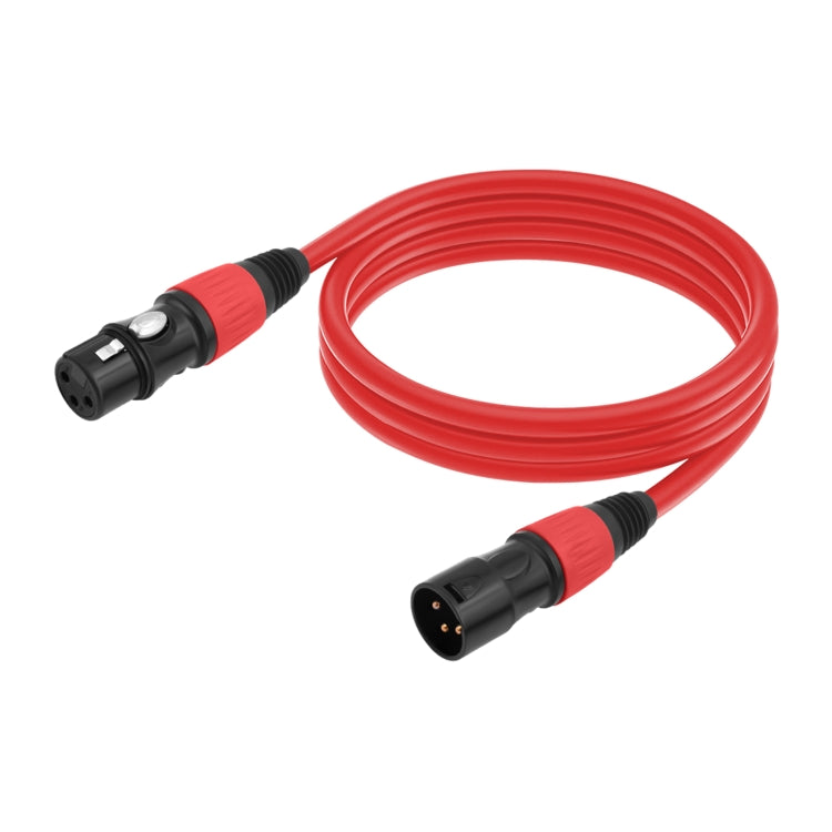 6 Color / Set JC1015 XLR 3pin Male to Female Audio Cable, Length:1m