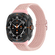 For Samsung Galaxy Watch Ultra 47mm Slide Buckle Nylon Braided Watch Band(Pink Sand) - Watch Bands by PMC TechLife | Online Shopping South Africa | PMC TechLife | Buy Now Pay Later Mobicred