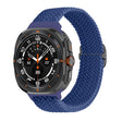 For Samsung Galaxy Watch Ultra 47mm Slide Buckle Nylon Braided Watch Band(Blue) - Watch Bands by PMC TechLife | Online Shopping South Africa | PMC TechLife | Buy Now Pay Later Mobicred