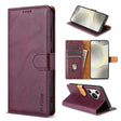 For Huawei Pura 70 N.BEKUS CSJ-P1 Solid Color Leather Phone Case(Wine Red) - free shipping - PMC Jewellery - Order now!