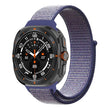 For Samsung Galaxy Watch Ultra 47mm Plastic Connector Nylon Loop Watch Band(Midnight Blue) - Watch Bands by PMC TechLife | Online Shopping South Africa | PMC TechLife | Buy Now Pay Later Mobicred