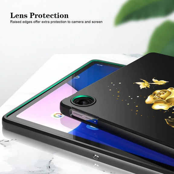 For Huawei MatePad SE 11 2024 Color Painting Pattern Smart Tablet TPU Case(Butterfly Circle)