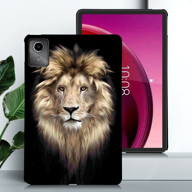 For Lenovo Tab M11 / Xiaoxin Pad 2024 Color Painting Pattern Smart Tablet TPU Case(Lion) - Lenovo by PMC Jewellery | Online Shopping South Africa | PMC Jewellery | Buy Now Pay Later Mobicred