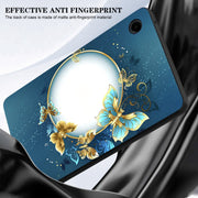 For Samsung Galaxy Tab S9 / S9 FE Color Painting Pattern Smart Tablet TPU Case(Butterfly Circle)