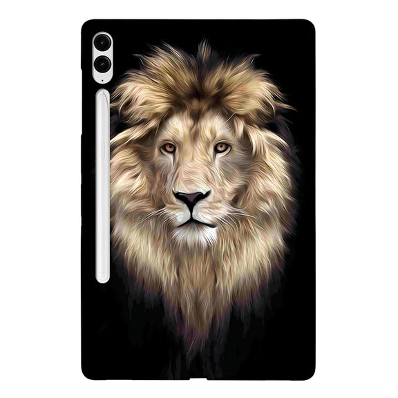 For Samsung Galaxy Tab S9+ / S9 FE+ Color Painting Pattern Smart Tablet TPU Case(Lion)