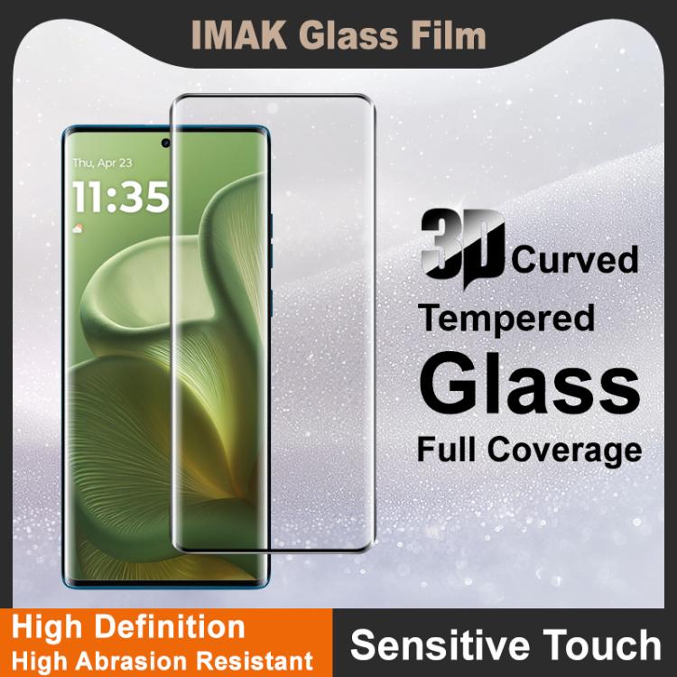 For Motorola Moto G96 5G imak 3D Curved Full Screen Tempered Glass Film