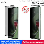 For Motorola Moto G96 5G imak 3D Curved HD Full Screen Anti-spy Tempered Glass Protective Film