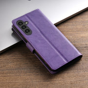 For Samsung Galaxy S24+ 5G N.BEKUS CSJ-P1 Solid Color Leather Phone Case(Purple)