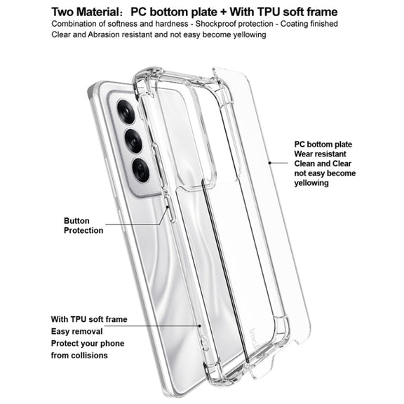 For OPPO Reno12 Global IMAK Space Shield PC + TPU Airbag Shockproof Phone Case(Transparent)