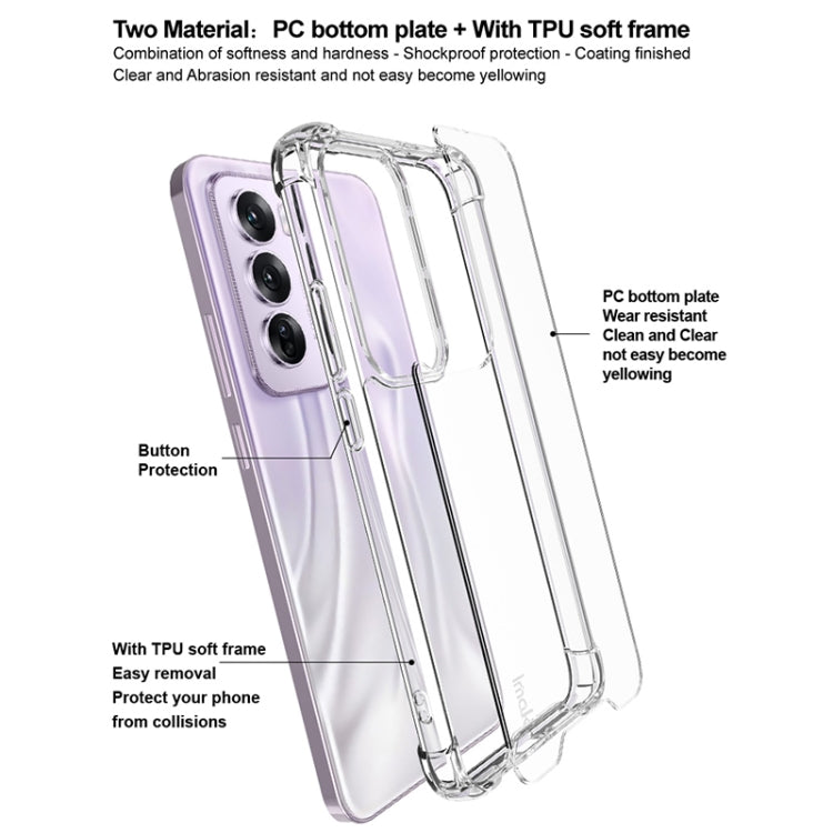 For OPPO Reno12 Pro Global IMAK Space Shield PC + TPU Airbag Shockproof Phone Case(Transparent) - OPPO Cases by imak | Online Shopping South Africa | PMC Jewellery | Buy Now Pay Later Mobicred