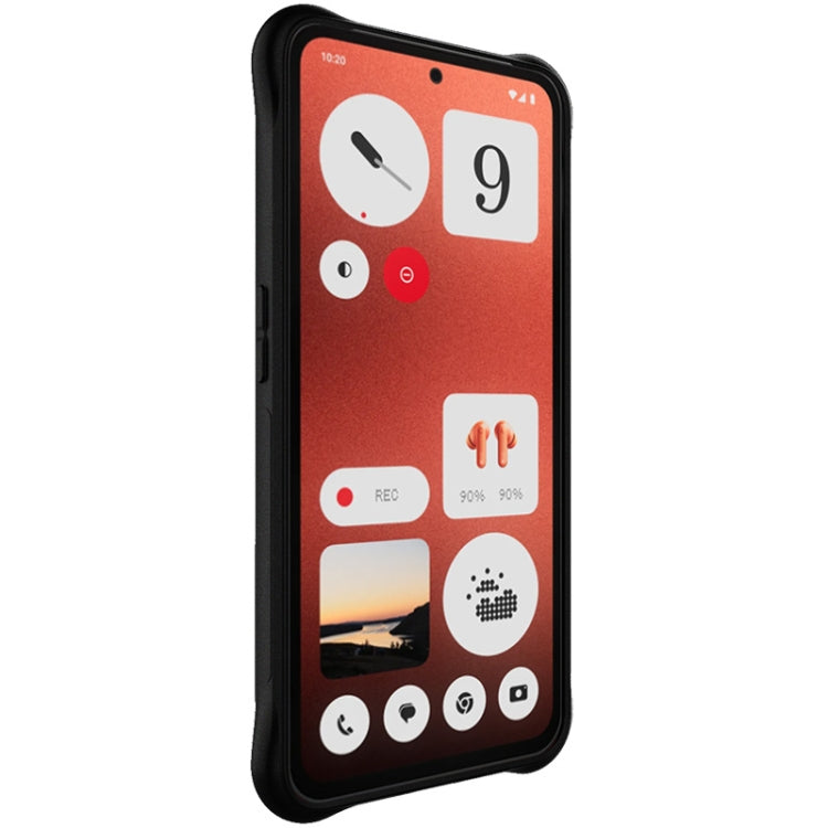 For Nothing CMF Phone 1 imak Shockproof Airbag TPU Phone Case(Matte Black) - Nothing Cases by imak | Online Shopping South Africa | PMC Jewellery | Buy Now Pay Later Mobicred