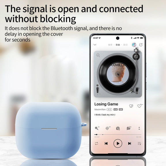For Samsung Galaxy Buds 3 / 3 Pro Wireless Bluetooth Earphone Silicone Protective Case(Black)