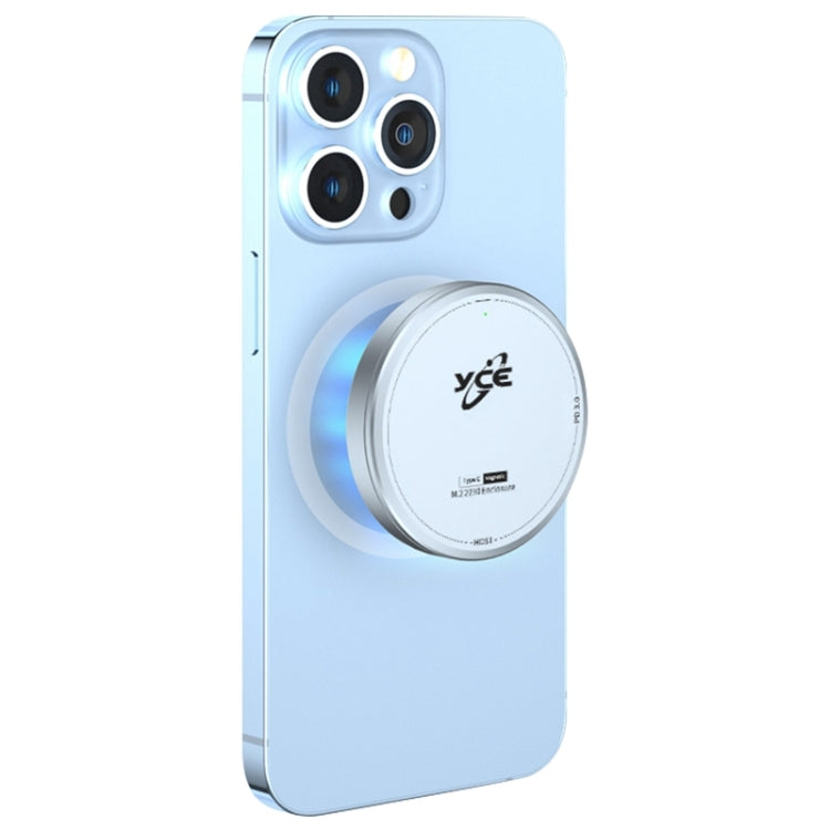 YCE-V195C USB-C / Type-C to M.2 NVMe + PD 3.0 Magnetic Hard Drive Enclosure(Grey) - HDD Enclosure by PMC Jewellery | Online Shopping South Africa | PMC Jewellery | Buy Now Pay Later Mobicred