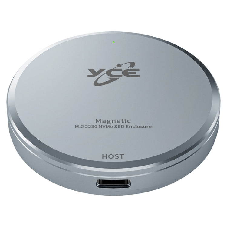 YCE-V195F USB-C / Type-C to M.2 NVMe Magnetic Hard Drive Enclosure(Grey) - free shipping - PMC Jewellery - Order now!