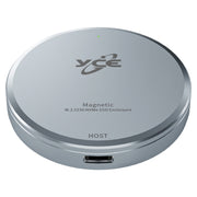 YCE-V195F USB-C / Type-C to M.2 NVMe Magnetic Hard Drive Enclosure(Grey)