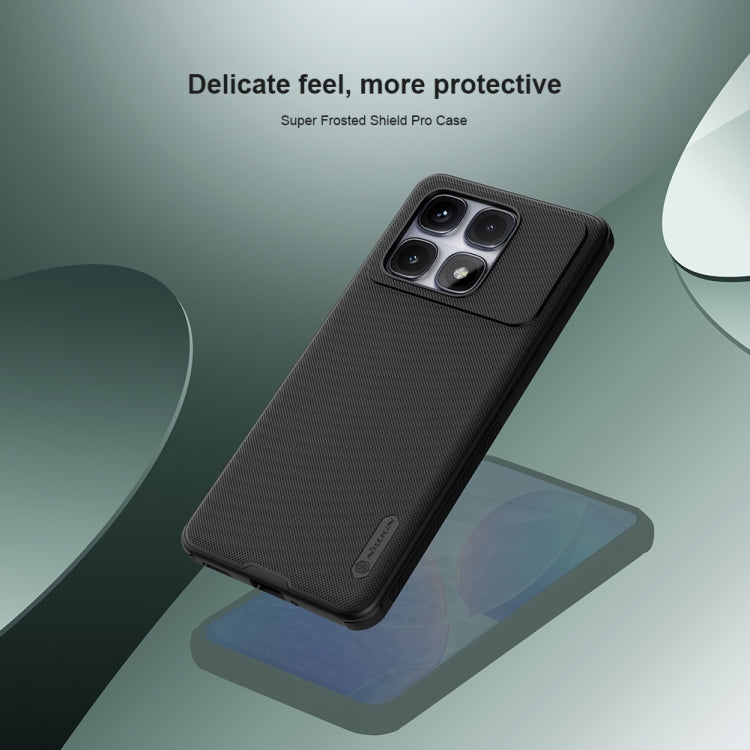 For Redmi K70 Ultra NILLKIN Frosted Shield Pro PC + TPU Phone Case(Blue) - free shipping - PMC Jewellery - Order now!