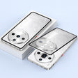 For ZTE nubia Z60S Pro Snap Buckle Metal Frame Frosted Phone Case(Silver) - ZTE Cases by PMC TechLife | Online Shopping South Africa | PMC TechLife | Buy Now Pay Later Mobicred