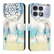 For Redmi K70 Ultra 5G Global 3D Painting Horizontal Flip Leather Phone Case(Dream Wind Chimes)
