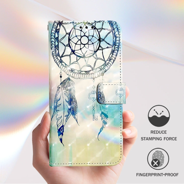 For Redmi K70 Ultra 5G Global 3D Painting Horizontal Flip Leather Phone Case(Dream Wind Chimes)