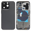 For iPhone 14 Pro Battery Back Cover with Power + Volume Flex Cable + Wireless Charging Module, Version:China Version(Black) - Back Cover by PMC TechLife | Online Shopping South Africa | PMC TechLife | Buy Now Pay Later Mobicred