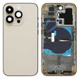 For iPhone 14 Pro Battery Back Cover with Power + Volume Flex Cable + Wireless Charging Module, Version:CE EU Version(Gold) - Back Cover by PMC TechLife | Online Shopping South Africa | PMC TechLife | Buy Now Pay Later Mobicred