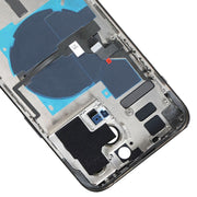For iPhone 14 Pro Max Battery Back Cover with Power + Volume Flex Cable + Wireless Charging Module, Version:US Version(Purple)