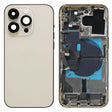 For iPhone 14 Pro Battery Back Cover Assembly, Version:China Version(Gold) - Back Cover by PMC TechLife | Online Shopping South Africa | PMC TechLife | Buy Now Pay Later Mobicred