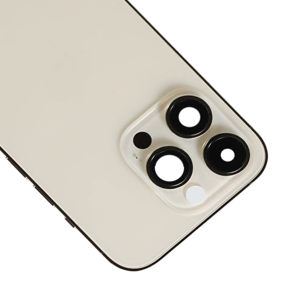For iPhone 14 Pro Battery Back Cover Assembly, Version:China Version(Gold)
