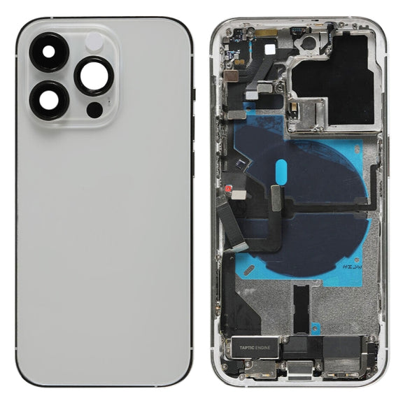 For iPhone 14 Pro Battery Back Cover Assembly, Version:China Version(Silver)
