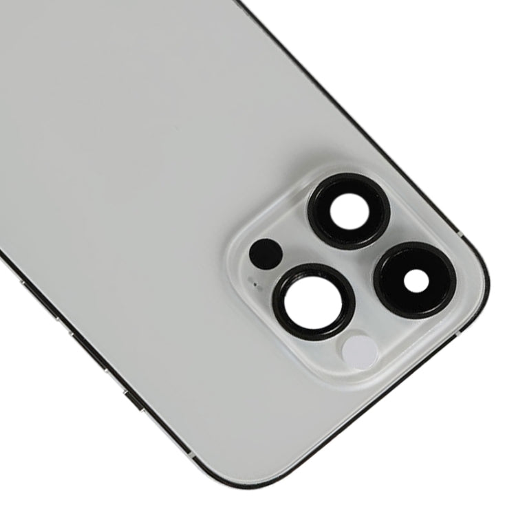 For iPhone 14 Pro Battery Back Cover Assembly, Version:CE EU Version(Silver)