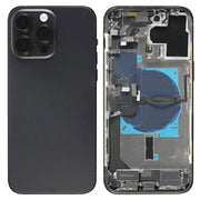 For iPhone 14 Pro Max Battery Back Cover Assembly, Version:CE EU Version(Black)