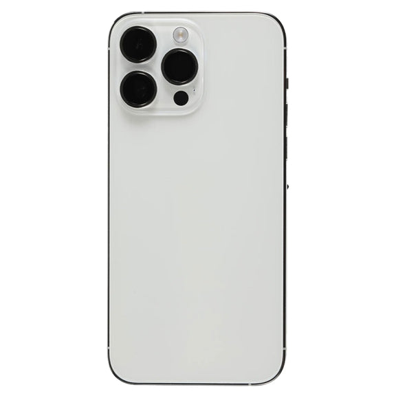 For iPhone 14 Pro Max Battery Back Cover Assembly, Version:CE EU Version(Silver)