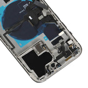 For iPhone 14 Pro Max Battery Back Cover Assembly, Version:CE EU Version(Silver)