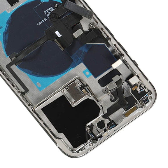 For iPhone 14 Pro Max Battery Back Cover Assembly, Version:CE EU Version(Silver)