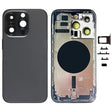 For iPhone 14 Pro Battery Back Cover with Side Keys & Card Tray, Version:CE EU Version(Black) - Back Cover by PMC TechLife | Online Shopping South Africa | PMC TechLife | Buy Now Pay Later Mobicred