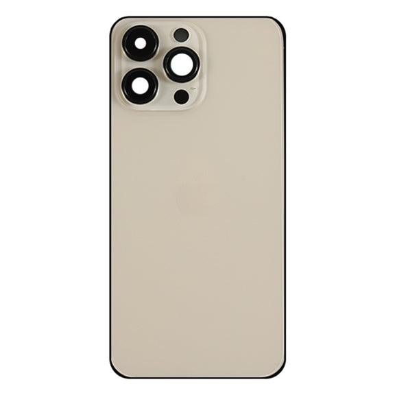 For iPhone 14 Pro Max Battery Back Cover with Side Keys & Card Tray, Version:China Version(Gold)